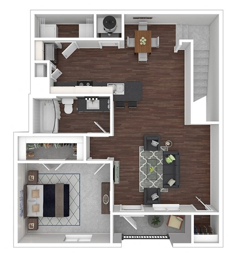 1x1A2-U-Bh floor plan