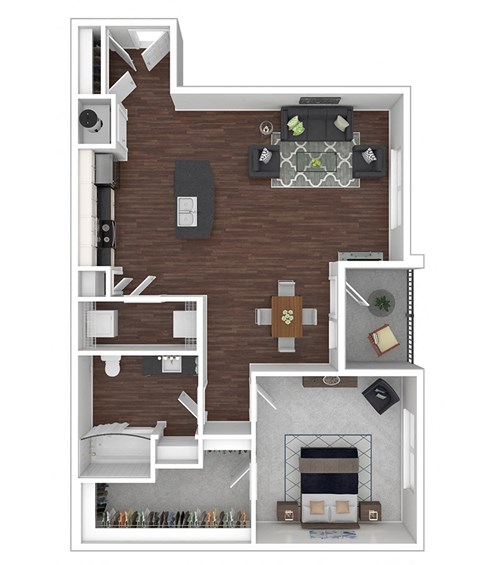 1x1A3-E floor plan