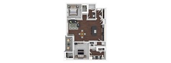 2x2B2-E floor plan