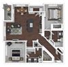 2x2B3-E floor plan