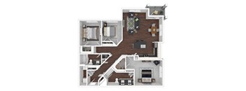 3x2C1-E floor plan