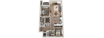 Concord Floor Plan at SYNC APARTMENT HOMES, North Las Vegas, NV