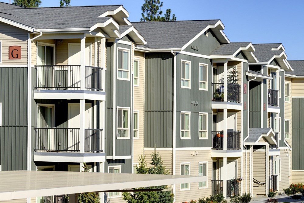 Garden style community with private balconies and patios