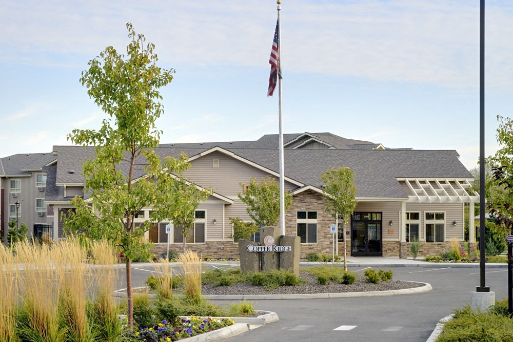 Entrance to leasing office