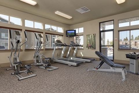Fitness center with cardio equipment