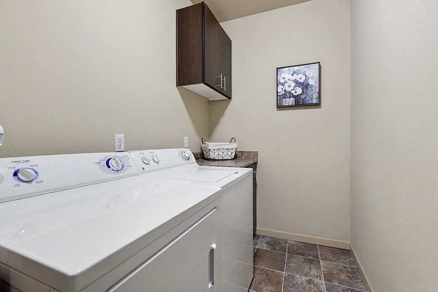 Washer and Dryer area