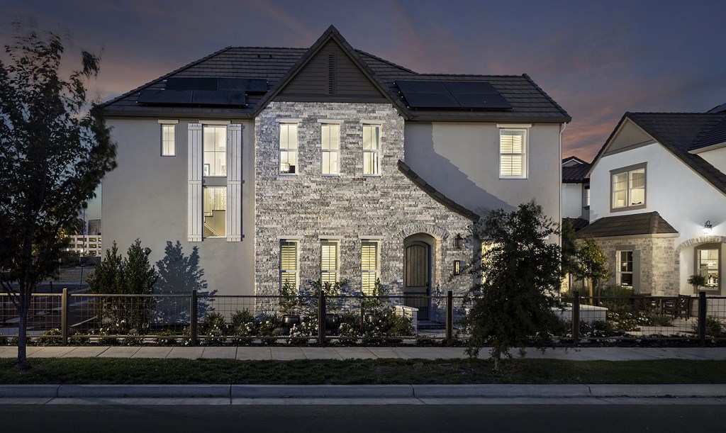 Crocker Village home exterior with front patio