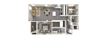 2 bed 2 bath at THE RISE APARTMENT HOMES, Las Vegas, NV, 89139