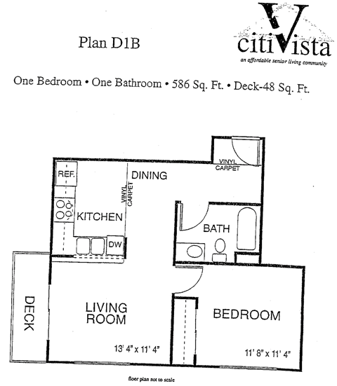 2 bedroom 2 bath A at VINTAGE AT CITI VISTA, Reno, NV 89512