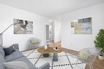 Living room with wood floors - Photo Gallery 2