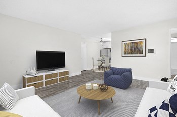 Furnished living room with fireplace - Photo Gallery 4