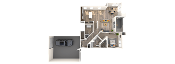 1 bed 1 bath B at THE SOLANA APARTMENT HOMES, Nevada, 89148