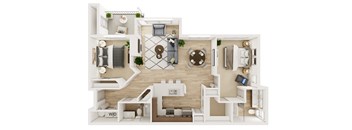 Douglas two bed two bath