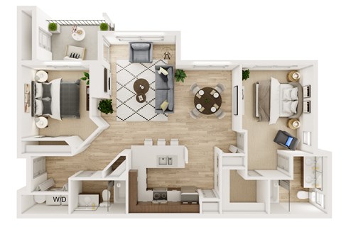 Douglas two bed two bath