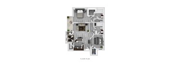 Drift Floor Plan at Spin Apartments, Nevada, 89110