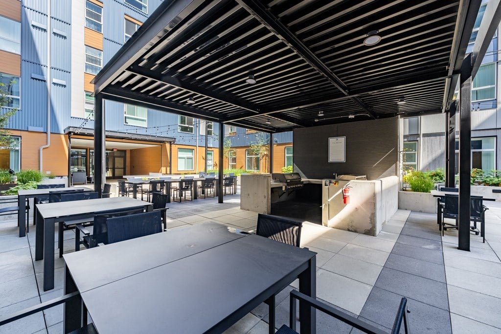 Outdoor Grill And Patio at Traditions at Hazelwood, Oregon