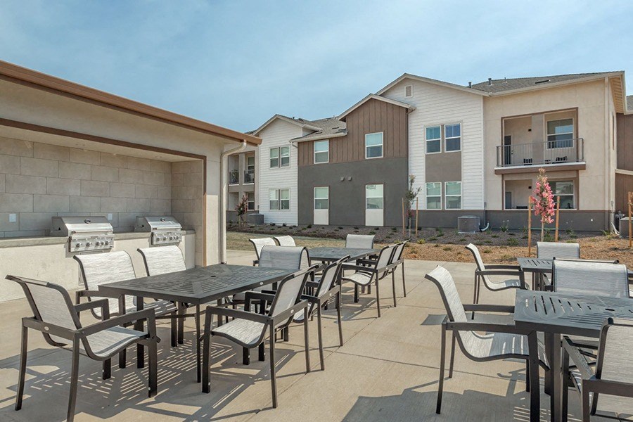 Seating near BBQ Area