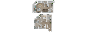 3x3 penthouse, 1801L Apartments, Sacramento CA