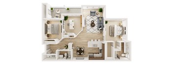 Elm two bed with den