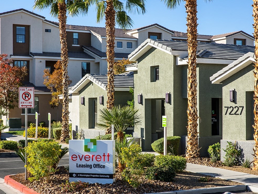 Entry to community with sign
