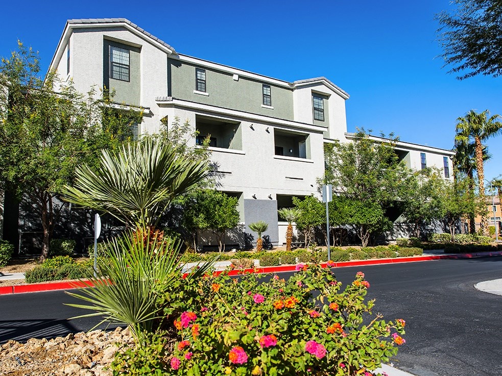 Exterior building with landscape
