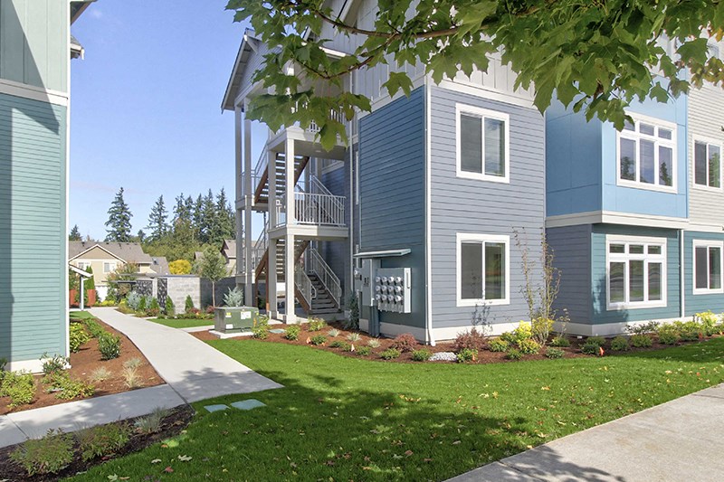 Between Buildings | Briggs Village Apartments in OLYMPIA, WA 98501