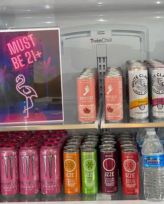 Flamingle Event refreshments