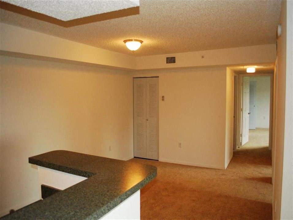Kitchen and living area Alhambra Cove Apartments in Miami Florida