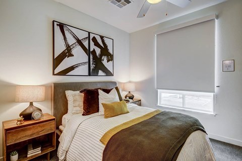 bedroom in a bedroom plus den unit at the casey, 2100 delgany, den at Westlook, Reno Nevada
