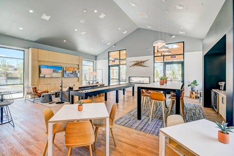 a games room with a ping pong table and a foosball table at Westlook, Reno, 89523