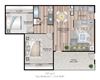 Grandon Apartments 2X1 Floor plan