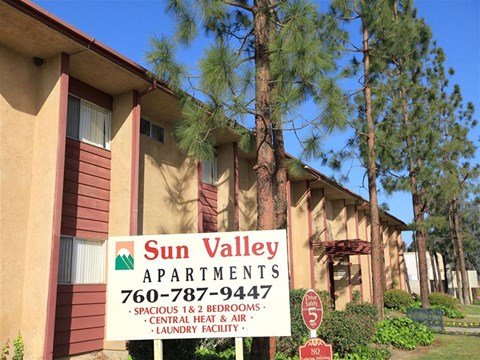 Sun Valley Apartments is a place that offers 1 and 2 bedroom apartments with a laundry facility.