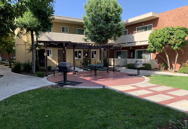 Courtyard with BBQ