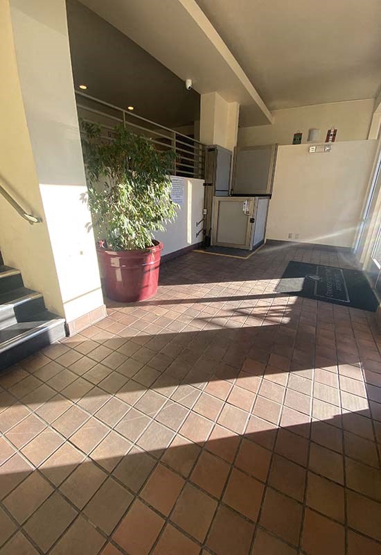 Interior view of office area