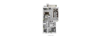 3Bd 2Bth Floor Plan at Jolt Apartments, Las Vegas, NV