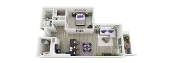 1x1 executive floor plan