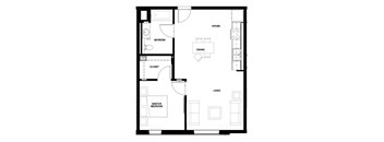 1 bed 1 bath A at Grand and Linden Family Apartments, South San Francisco, California