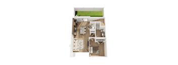 3 Bedroom Floor Plan at The Ranches at Gunsmoke, Maricopa, 85138