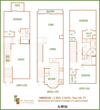 Preserve at Boynton Beach townhome 2D floor plan