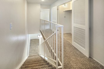 Upstairs view looking down the stairway - Photo Gallery 6