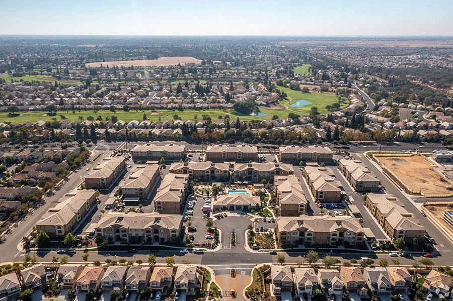 View of community from the sky