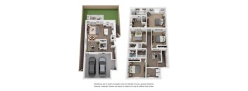 2 bedroom floor plan  the residences at