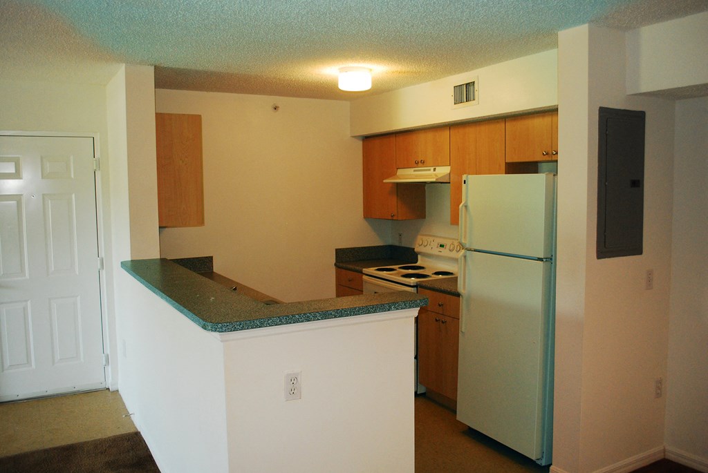 Kitchen with appliances at Hibiscus Pointe, Miami, FL 33147
