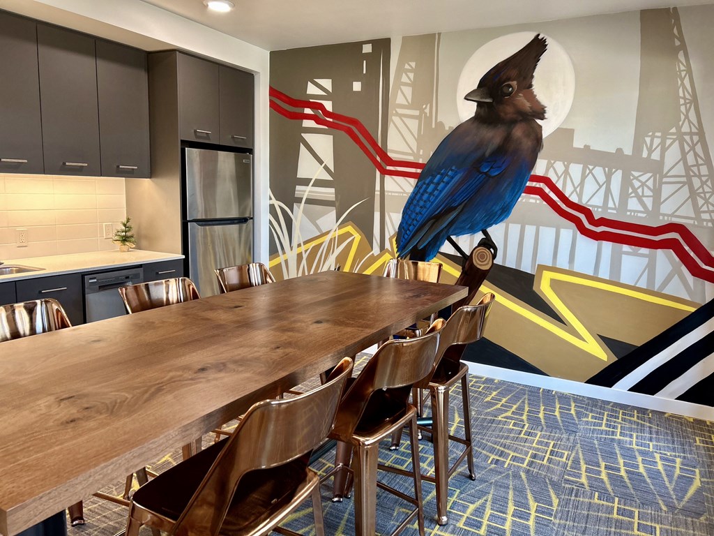 Dining Room Dining Room at DOCK 59 APARTMENTS, Oregon, 97209