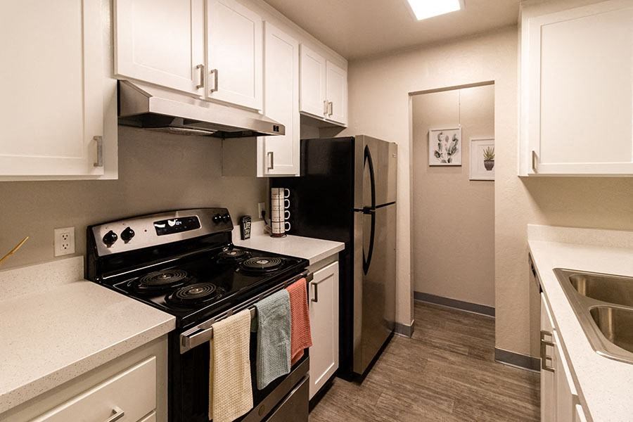 Kitchen with appliances