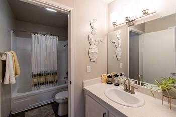 Bathroom sink and shower - Photo Gallery 5
