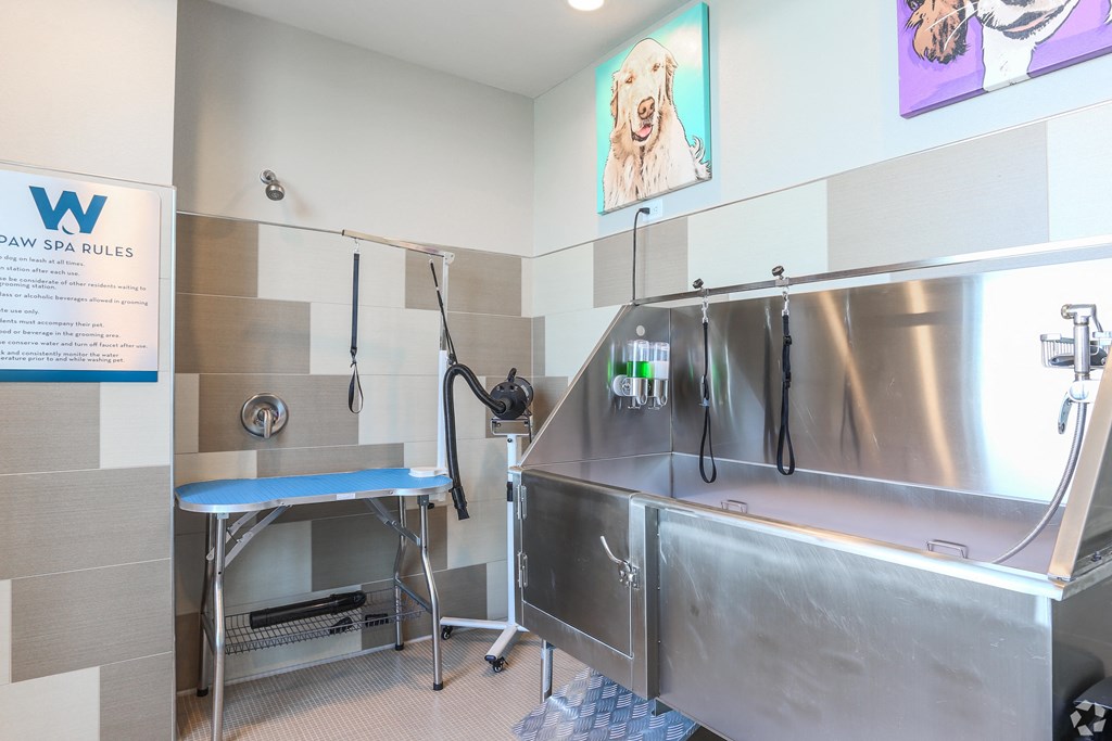 Waterfront at The Marina Professional self-serve dog spa