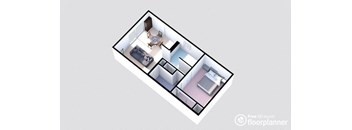 1 Bedroom Floorplan