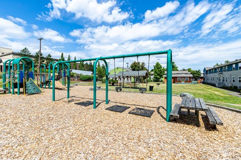 A playground at Lake Washington Apartments, Seattle, WA 98118