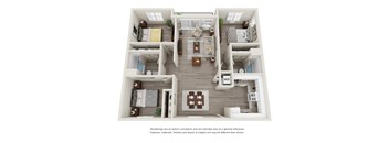 C1 Floor Plan at Las Ventanas, San Jose, CA 95125